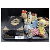 Disney Figures, Plush Animals, Planters Peanut.