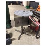 Rustic Zodiac Sundial.