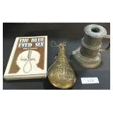 Black Powder Flask, Signal Cannon.