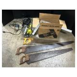 Ryobi Circular Saw, Long Hand Saws, Tools.