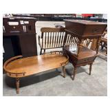 Mid Century Maple Coffee & End Tables.