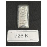 100 Grams .999 Fine Silver Scottsdale Bar.