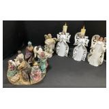 Advent Wreath, Angel Figurines.