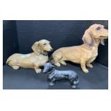 Cast Iron & Resin Universal Dachshund.
