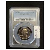 PCGS Graded 1970-S Washington Quarter.