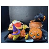 Halloween Plushes & Decorations.