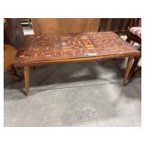 Inlayed Cedar Coffee Table.