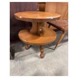 2 Tiered Maple Side Table.