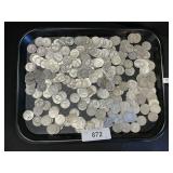 239 90% Silver Washington Quarters.