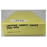 31 90% Silver Walking Liberty Half Dollars.