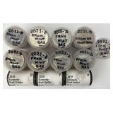 236 Kennedy Half Dollars.