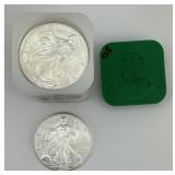 20 1 Oz .999 Fine Silver American Eagles.