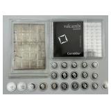 999 Fine Silver 1/10 Guinea Coins, Snap Bars