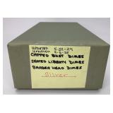 46 90% Silver Capped, Seated Liberty, Barber Dimes