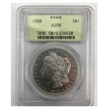 90% Silver Morgan Silver Dollar.