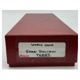 146 Great Britain One Cent Coins.