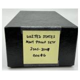 2005-2007 United States Mint Proof Sets.