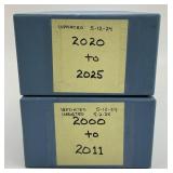 992 2002-2023 Nickels.