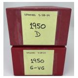 2690 1950-D Wheat Pennies.