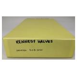 182 Kennedy Half Dollars.