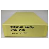 28 90% Silver Franklin Half Dollars.