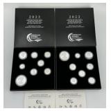 2 - 2023 Silver Proof Sets.