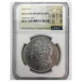 90% Silver U.C. 1902-O Morgan Half Dollar.