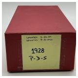 657 1928 Wheat Pennies.