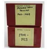 174 Indian Head & 630 Wheat Pennies.