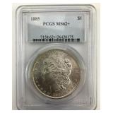 90% Silver 1885 Morgan Silver Coin.