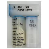 12 1 Oz, 8 1 1/4 Oz .999 Silver Canadian Dollars.