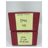 2716 1940 Wheat Pennies.