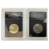 1980-S, 1999-P Susan B. Anthony Dollars.