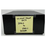 16 1979s-1983s United States Mint Proof Sets.