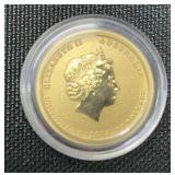 2014 Australia 1/10 OZ Gold Coin.