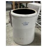 12-Gallon Crown Stoneware Crock.