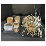 Christmas Stars & Branches, Dried Roots.