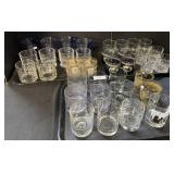 Assortment Of Whiskey Glasses.