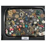 Sterling Silver, Avon, Monet Clip Earrings, Pins.