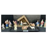 Nativity Scene W/ Figurines.