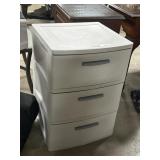 Plastic Sterilite 3-Drawer Storage.