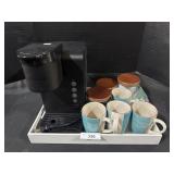 Keurig K-Express Essentials Coffee Maker W/Mugs.
