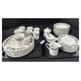 Christmas Noel China Dinnerware Set.