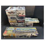11 Various Model Car & Truck Kits.