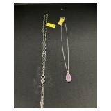 2 Sterling Silver Necklaces.