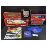 NASCAR Die Cast Cars, Fanny Pack & Wallet.