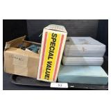 Staplers, Batteries, Misc Tools.