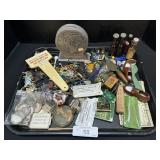 Vintage PA Advertising, Metal Dime Coin Bank.