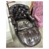 Hickory NC Chair w/ Ottoman.