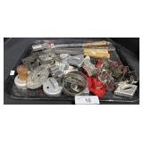 Metal Cookie Cutters, Knives.